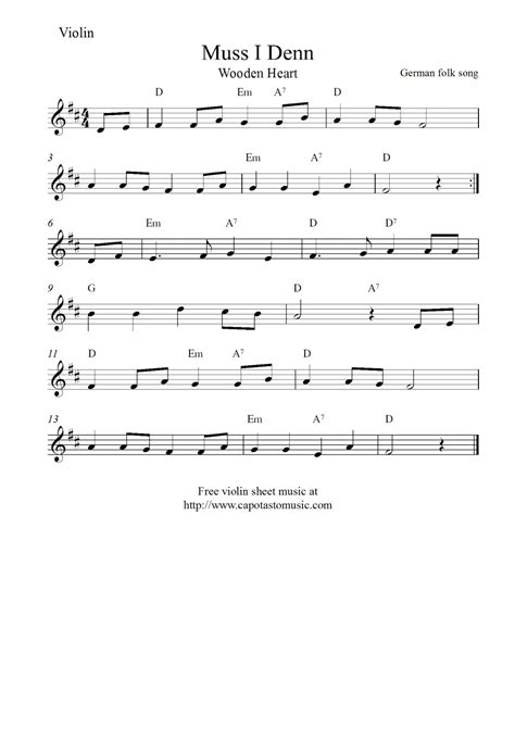 Beginner Violin Sheet Music at Eileen Hoffmann blog