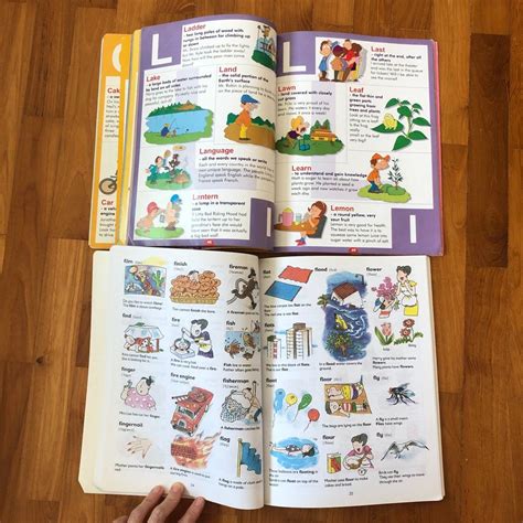 Preschool beginner learners English first word dictionaries pictorial ...