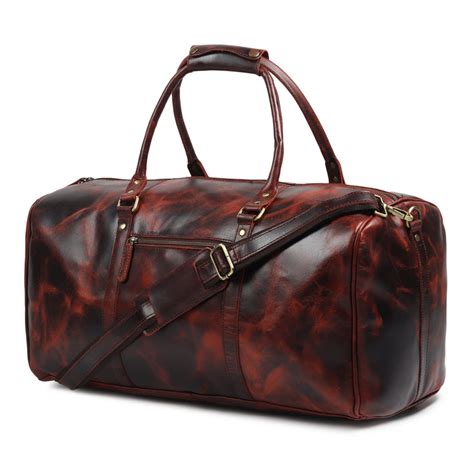 Bon Voyage Carry-On Duffel Bag | Leather Travel Duffel Bag for Men and ...