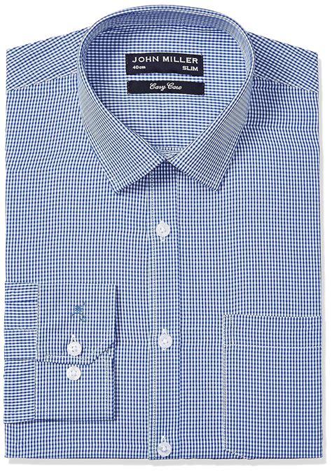 Buy John Miller Men's Formal Shirt (8907372331997_1OS87442-41_Blue) at ...