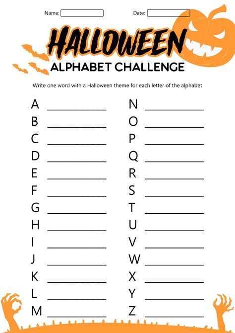 Kids Halloween Activities - 15 Free PDF Printables | Printablee