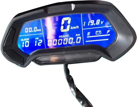 QSMOTOR Universal Digital Programmable Speedometer for India | Ubuy
