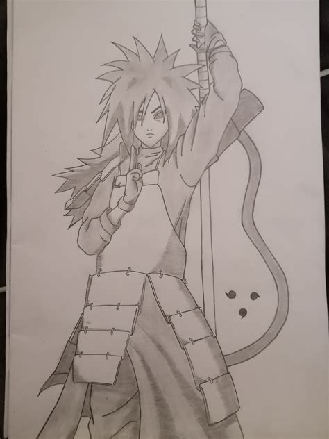 How To Draw Madara : Madara Uchiha Anime Drawing Naruto Drawings Draw Manga Deviantart Comment ...