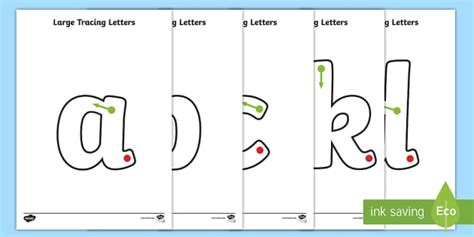 Large Dotted Alphabets A to Z | Free Primary Resource