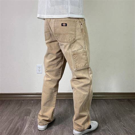 Vintage Khaki Sun Faded Dickies Carpenter Pants | Grailed | Tan pants ...