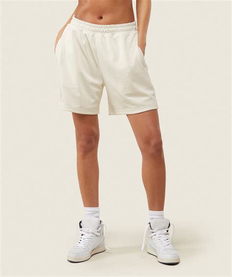Gymshark everywear Basketball Shorts - Soft White | Gymshark