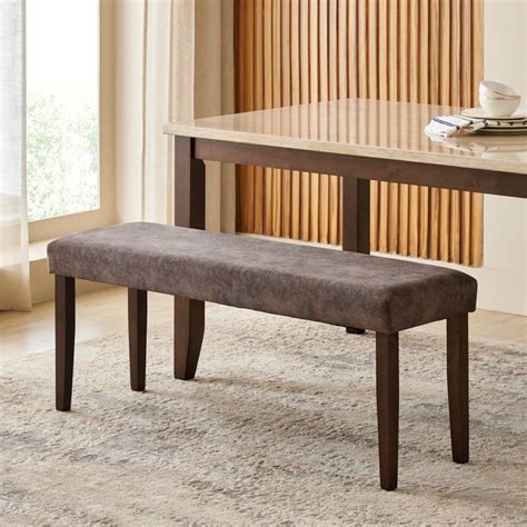Buy Helios Casper Fabric Dining Bench - Brown from Home Centre at just ...