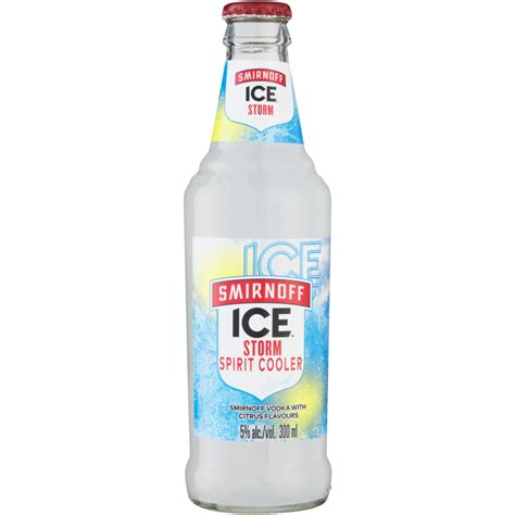 Smirnoff Ice Storm Spirit Cooler Bottle 300ml | Spirit & Wine Coolers ...