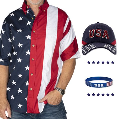 Patriotic Clothing - American Flag Apparel - The Flag Shirt