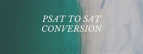 Image result for PSAT Conversion Chart
