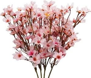 PlantX Pink Cherry Blossom Artificial Flower Price in India - Buy ...
