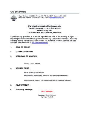 Fillable Online kenmore civicweb Introduction to Development Standards ...