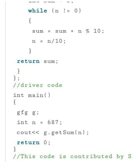 WAP to input a number and print sum of its digit. - Brainly.in