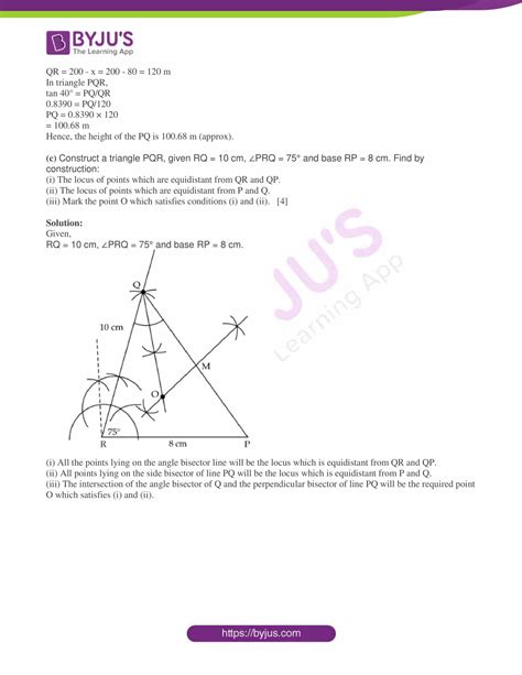 Maths Class 10 ICSE 的图像结果