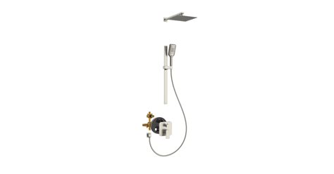 Pulse 3008-BN-1.8GPM Resort Pressure Balanced Shower System with Shower ...