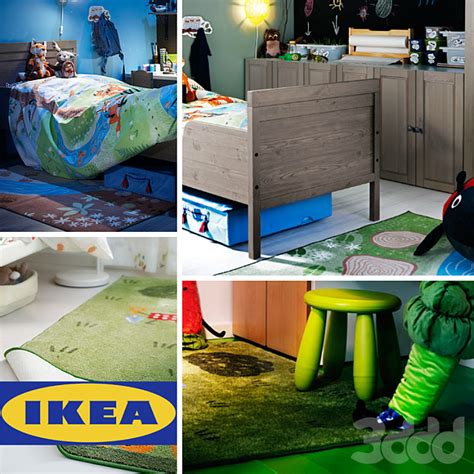 IKEA, ковры в детскую - Ковры - 3D модель