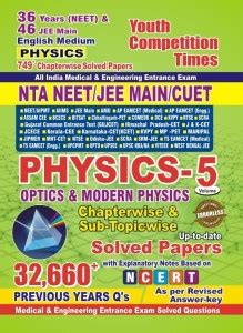 Nta Neet,jee Main & Cuet Physics Vol 05 Chapter Wise Solved Paper: Buy ...