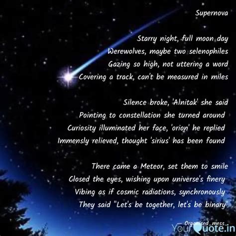 Supernova Starry night, ... | Quotes & Writings by Muskan Wadhwa ...