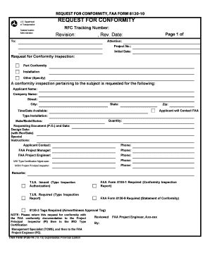2010-2026 Form FAA 8120-10 - Blank Fillable Template | Fill Out, Print ...