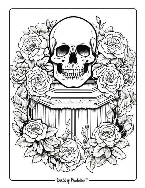 Free printable coloring pages skulls, Download Free printable coloring ...