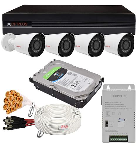 Buy CP PLUS 2.4MP, H.265+, 2TB Storage, Full HD CCTV Wired Security ...