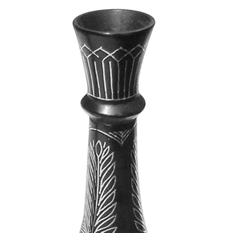 Bidri Flower Vase Tar Work Shahnai | Bidri Work | Bidri Art – BIDRI