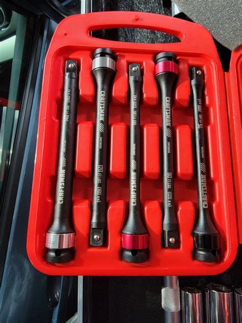 CRAFTSMAN 5-Piece 1/2-in Drive 8-in Socket Extension CMMT98356 at Lowes.com