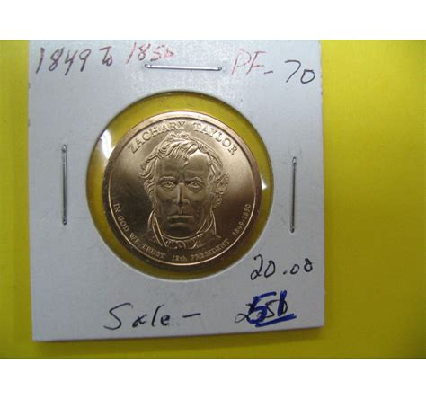 1849 - 1850 U.S. One Dollar Coin - Zachary Taylor, President