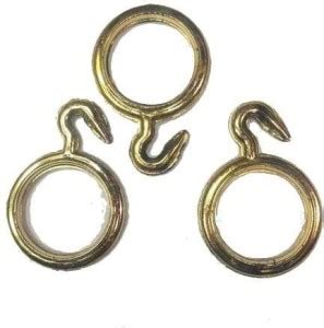 World Wide Villa Pack of 4 Rings/Hooks Curtain Ring with Hook Price in ...
