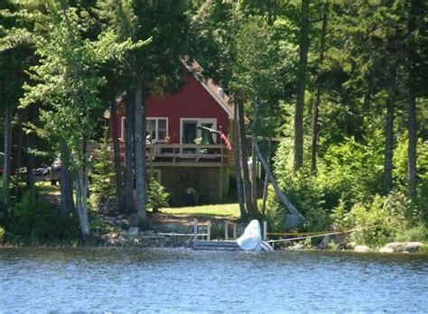 Private, secluded lake side cabin - Cabins for Rent in Lakeville, Maine ...