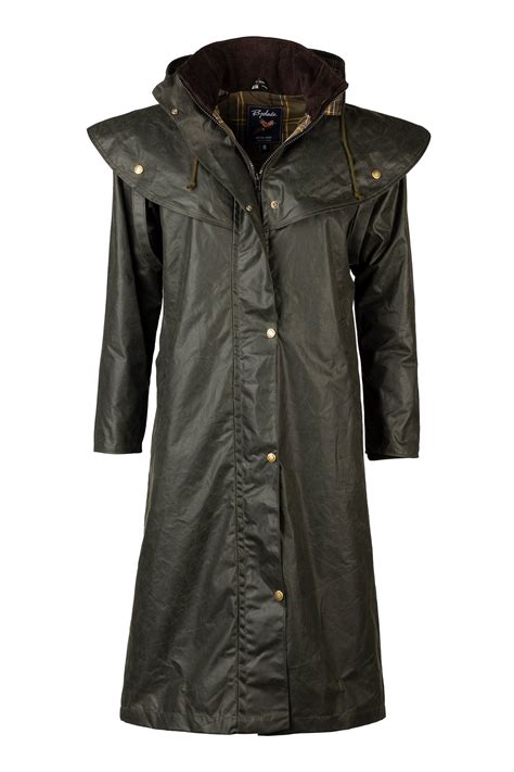 Womens Full Length Wax Coat UK | Ladies Long Wax Jacket - Rydale