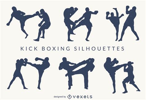 Kickboxing Silhouette