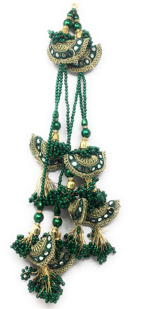 Latkan For Lengha Green - Set of 2 | Buy Online | Inhika.com