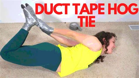 DUCT TAPE HOG TIE CHALLENGE