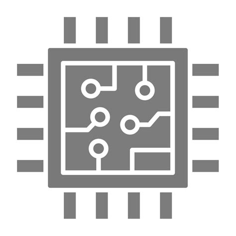 Cpu icon | Premium Vector