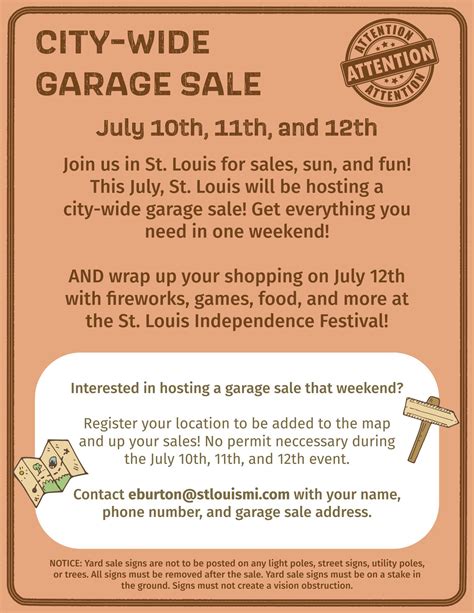 City-Wide Garage Sale – St Louis MI