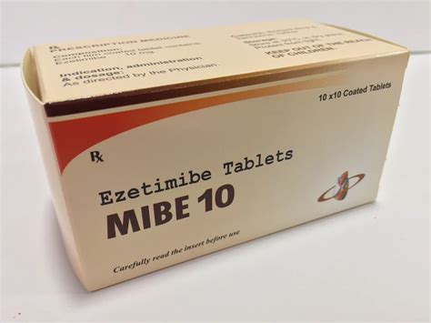 Cholestrol Reducers - Ezetimibe 10 Mg Tablet 100% Export Oriented Unit ...