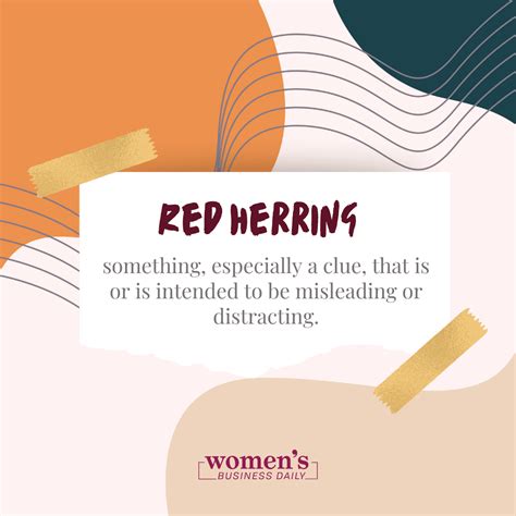 What Does The Slang Term Red Herring Mean at Abbey Takasuka blog