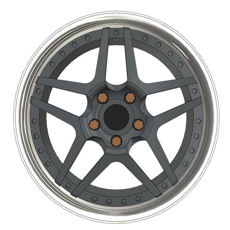 🛞 1/24 SCALE 18" BLITZ 03 WHEEL・ STL File for 3D printing・Cults