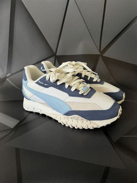 Pumaa Blktop Rider Washed White Blue Fix (135