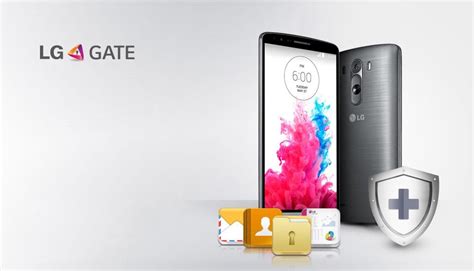 LG V10 è equipaggiato con LG GATE, una suite di sicurezza aziendale