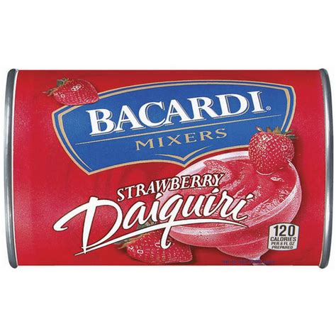 Bacardi Mixers Bacardi Mixer Strawberry Daiquiri Can (10 fl oz ...