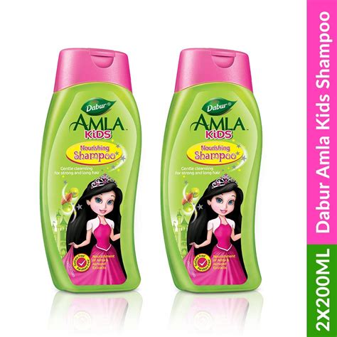 Buy Dabur Amla Kids Nourishing Shampoo | No Paraben & No Paraffin - 200 ...