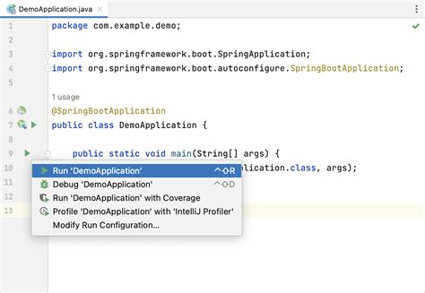 Image result for How to Run Spring Boot Application in IntelliJ