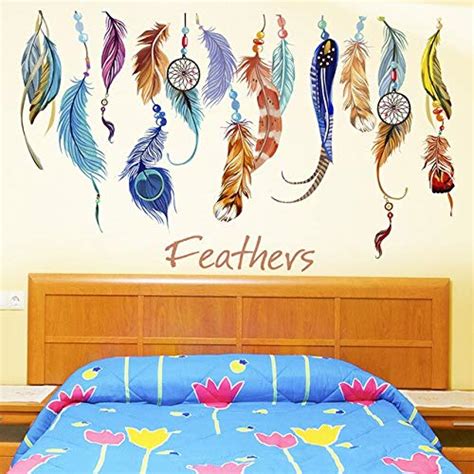 Buy World Beauty's [SHIJUEHEZI] Colorful Plumage Korean Dreamcatcher ...