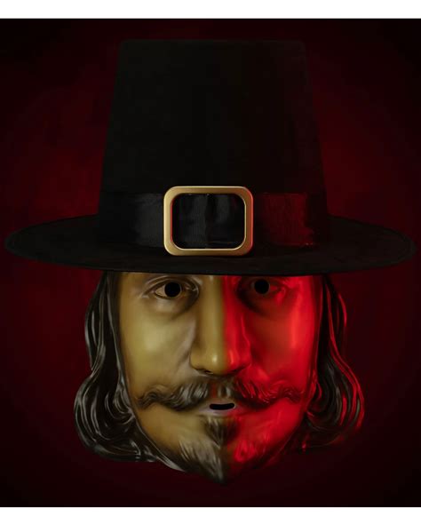 Thanksgiving - John Carver Mask buy for Halloween | - Karneval Universe