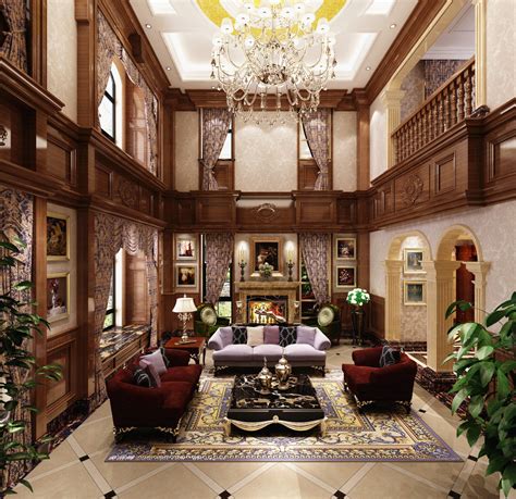 长沙别墅豪宅古典中式装修效果图，尽显东方的华贵与雅致_紫云轩中式设计装饰机构