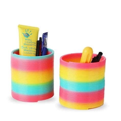 Buy Rainbow Antistress Spring Coil Toys Plastic Folding Sport Game ...