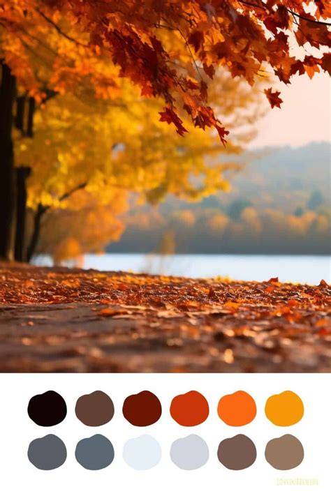 Fall Autumn Color Palettes: Create Cozy Spaces with Nature's Hues ⋆ ...