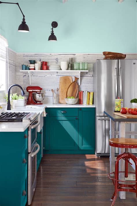 Teal Blue Kitchen Walls | Cabinets Matttroy